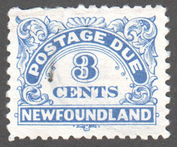 Newfoundland Scott J3 Used VF (P10.3x10.1) - Click Image to Close